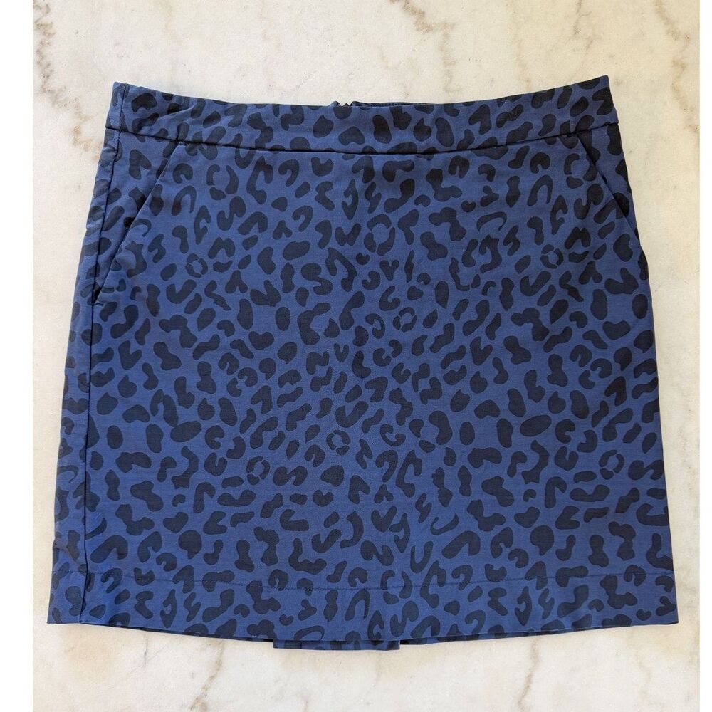Women's MDC Golf Skort Luxury Navy Black Print US8 EU40 New